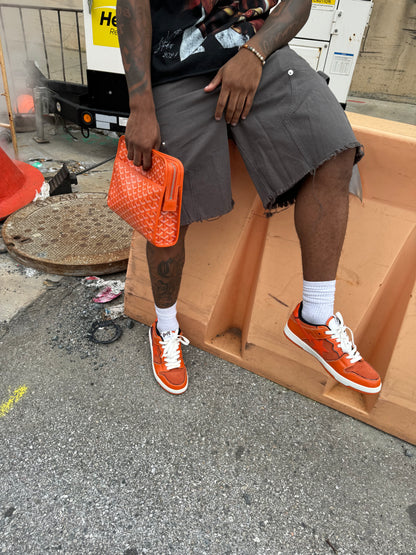 Grey/Brown Carpenter Shorts
