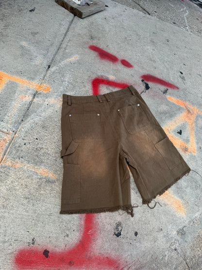 Khaki Carpenter Shorts