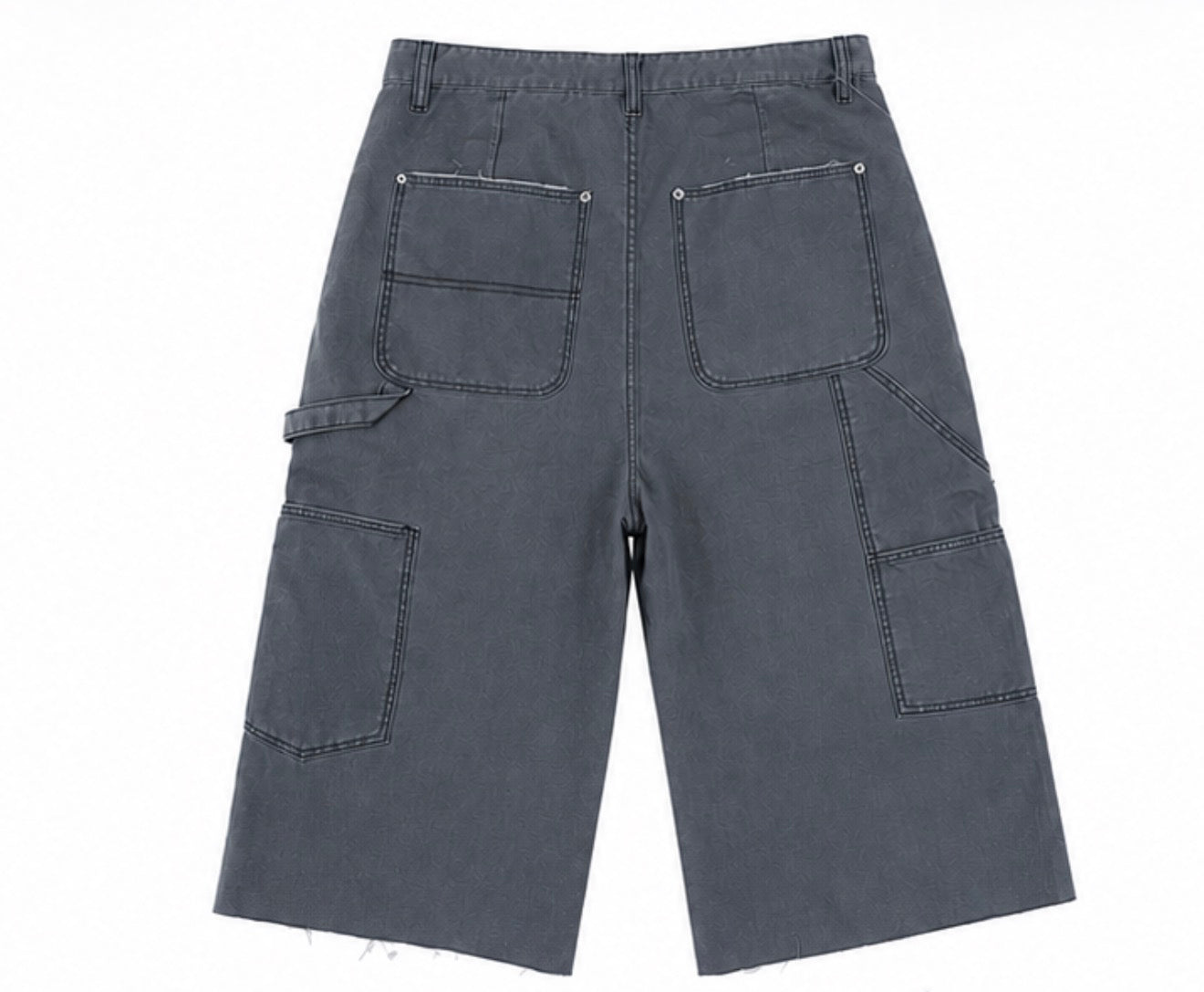 Grey 3/4 “Carpenter” Shorts
