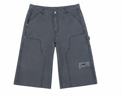 Grey 3/4 “Carpenter” Shorts